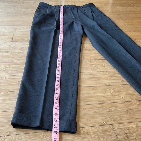 ALFANI Macy's Men's Store 2 Piece 100% Wool Suit 42L Dkbrown 3 Button - Picture 15 of 15